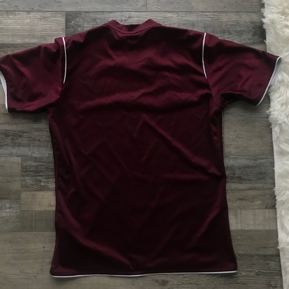 Maroon Adidas soccer tee - Picture 2 of 2